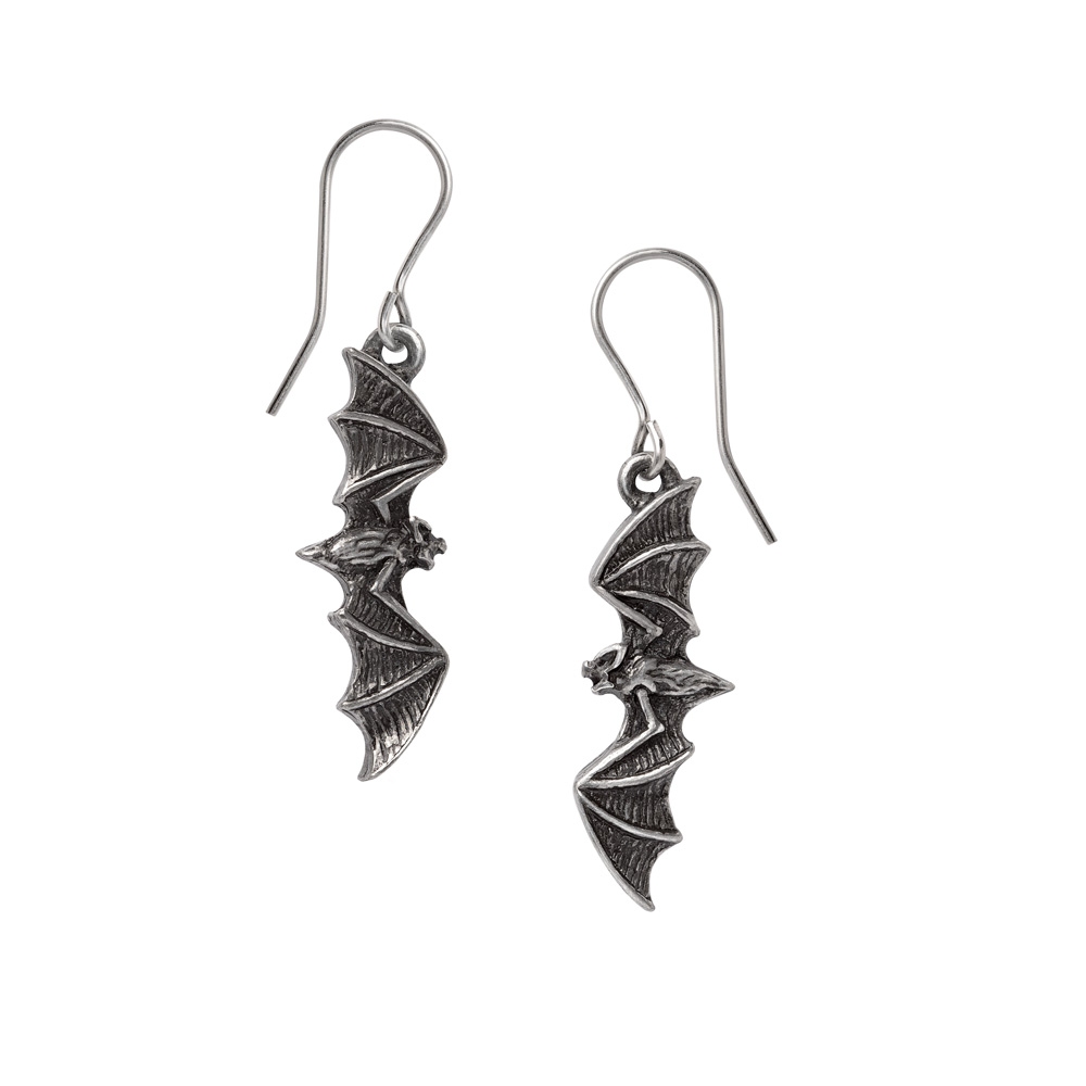Alchemy - Nightflight Des boucles d'oreilles - Couleur argent